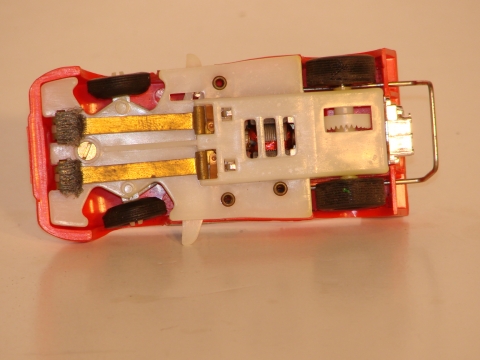 BOTTOM OF THE 1/43RD SCALE SLOTLESS AUDI CAN AM