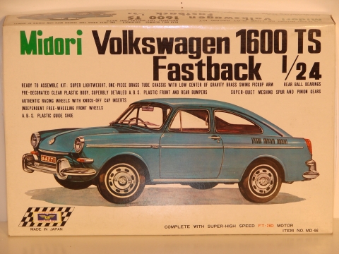 BOX TOP OF THE1/24TH SCALE VACUUM BODY VW 1600 TS. VERY RARE