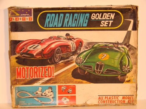 BOX TOP OF THE 1/32ND SCALE MERCEDES SILVER ARROW & LOTUS 11 SET. RARE