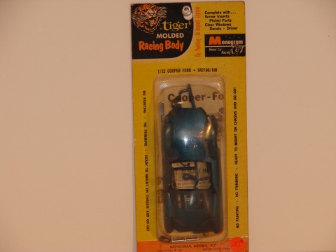 1/32ND SCALE 1963 SHELBY COOPER FORD KING COBRA BODY. MIP