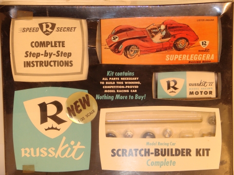 1/32ND SCALE LISTER JAGUAR CONSTRUCTION SET, MIB