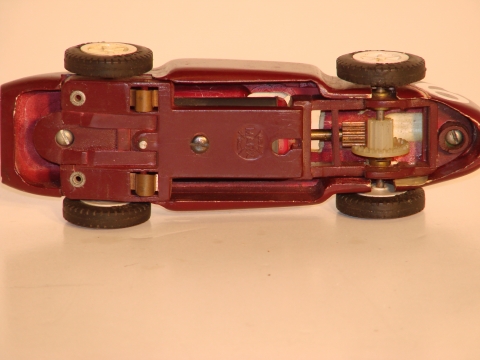 BOTTOM OF THE 1/30TH SCALE PROTOTYPE INDY.  NEVER WENT INTO PRODUCTION
