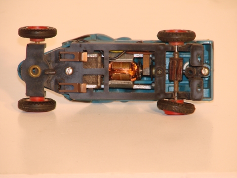 UNDERSIDE OF THE GOKART, WORMGEAR 