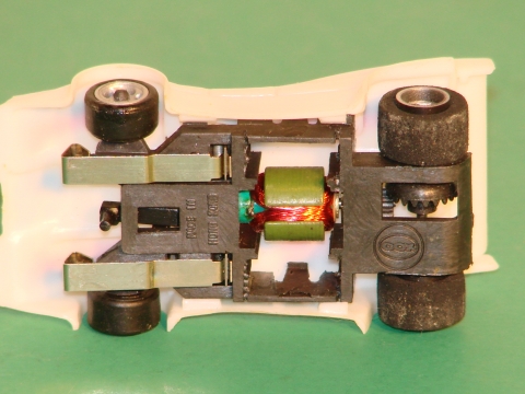 BOTTOM OF THE HO SCALE CAR