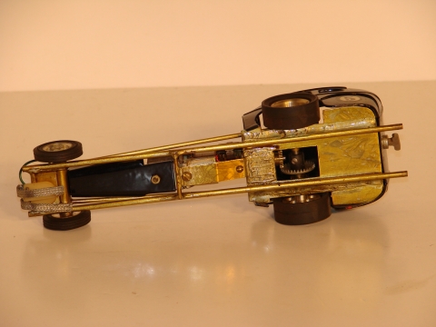 BOTTOM OF THE 1/24 DRAGSTER MADE AROUND 1961