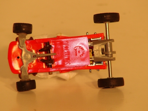 UNDERSIDE OF THE EARLY GO KART
