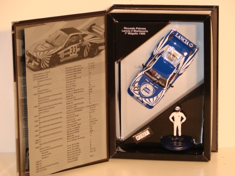 1/32ND SCALE LANCIA MONTE CARLO & FIGURE OF RICCARD PATRESE
