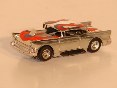 HO SCALE CHROME 1957 CHEVY
