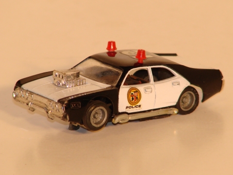 HO SCALE U-TURN POLICE CAR