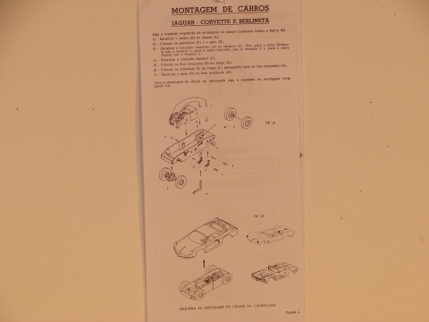 INSTRUCTIONS ON THE EARLY CARS